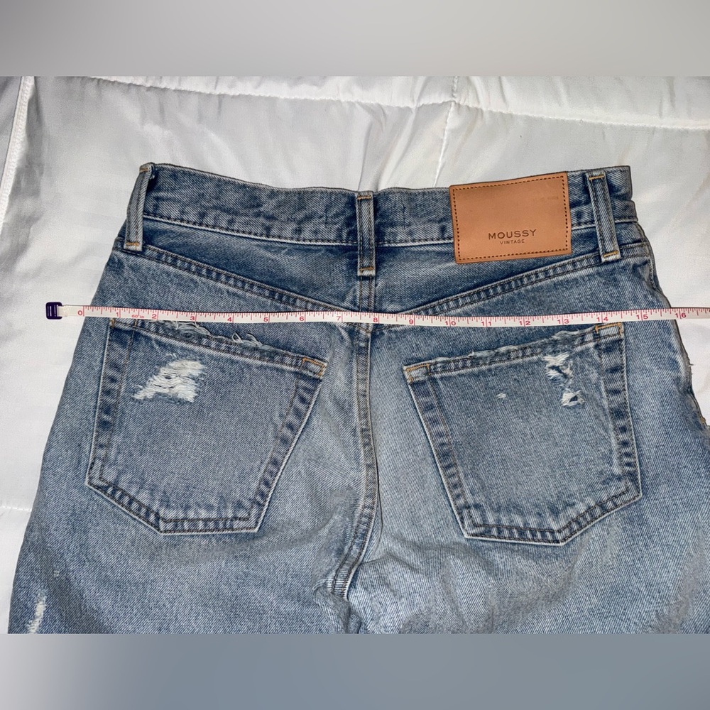 Moussy Vintage Light Blue Distressed Womens Jeans - Picture 13 of 13